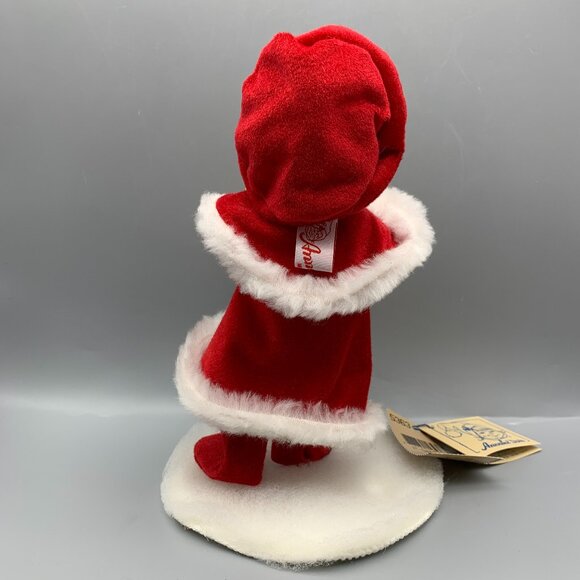 Vintage Annalee Collectible 7" Mrs Santa Shopping Poseable Doll - Picture 4 of 10